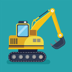 excavator vector