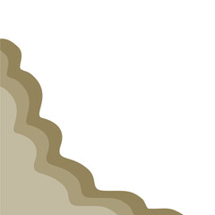 Aesthetic Abstract Corner Border