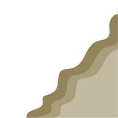 Aesthetic Abstract Corner Border