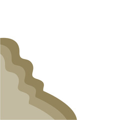 Aesthetic Abstract Corner Border