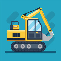 excavator vector