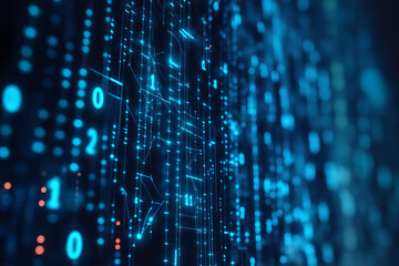 Triangles lines cyber attack numbers