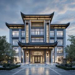 Fototapeta premium Traditional Asian temples in Japan and China showcasing historic architecture and culture in Kyoto, Tokyo, and Seoul