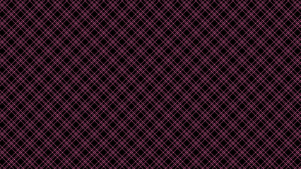 Pink and black diagonal background. Plaid checkered seamless pattern.