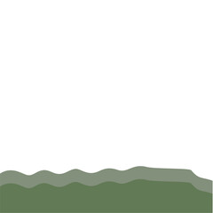 Obraz premium Aesthetic Bottom Border