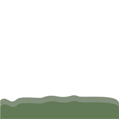 Obraz premium Aesthetic Bottom Border