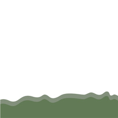 Obraz premium Aesthetic Bottom Border