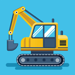 excavator vector