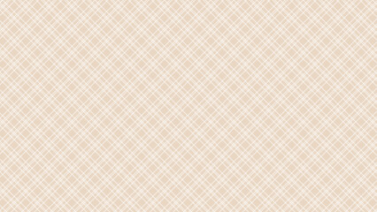 Beige and white diagonal background. Plaid checkered seamless pattern.