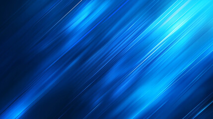 Abstract Blue Background with Diagonal Lines and Motion Blur Effect