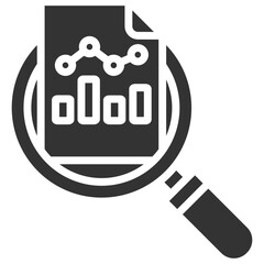 Analysis Glyph Icon