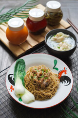TRADITIONAL FOOD MIE OR BAKMI AYAM