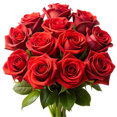Obraz premium Red Roses Bouquet: Stock Image