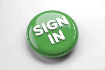 a green button with the text "SIGN IN" in white
