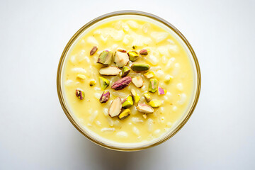 a bowl of food with nuts and a spoon