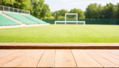 Field in the school yard or stadium with grass for football or rugby training.
