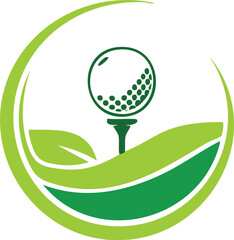 golf ball icon Simply illustrate golf minimal simple illustrations.