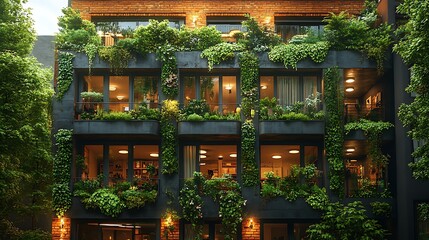 Green Building Facade.