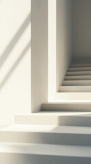 Obraz premium Modern Interior Design of a Spacious Office with Light and Minimalistic Features