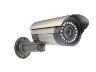 Security camera isolated on white