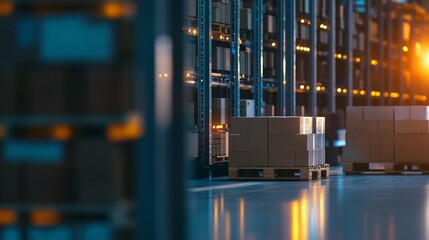 An AI powered supply chain management system optimizing real time inventory, predicting stock shortages, and recommending restocking strategies