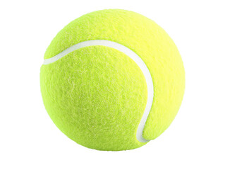 Tennis ball isolated on white