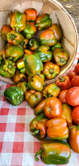 Produce at Farmers Market - Bell Peppers
