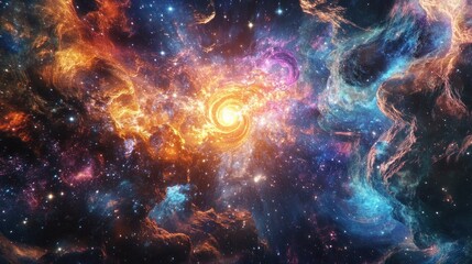 A high-energy cosmic ray streaking through the universe --ar 16:9 --v 6.1 Job ID: 77524d85-5702-457d-a58b-8d82f3dfc295