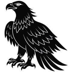 a golden eogle vector
