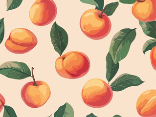 seamless pattern with oranges