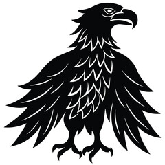 a golden eogle vector