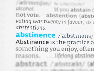 Abstinence is a state of abstinence from something, often associated with addictions and personal choices.
