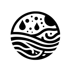 Monochromatic Earth: Rain, Waves, and Life in a Circle