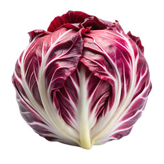 Obraz premium Radicchio vegetable isolated on transparent background 