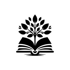 Knowledge Blooms: A Tree of Wisdom Rising from the Pages