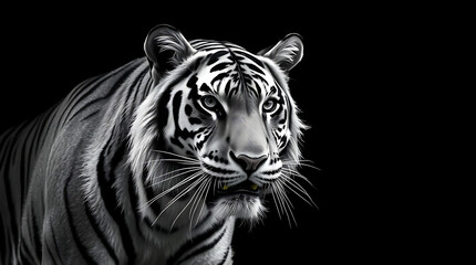 Fototapeta premium majestic tiger wallpaper, created by generative ai