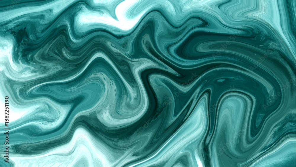 Aufkleber abstract wavy liquid marble textured background. elegant wavy liquify pattern. texture of black and 
