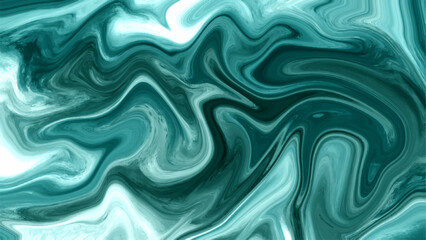 Fototapeta premium Abstract wavy Liquid marble textured background. Elegant wavy Liquify Pattern. Texture of black and blue marble pattern modern style Liquid background. soft waves and black fabric liquid metallic art