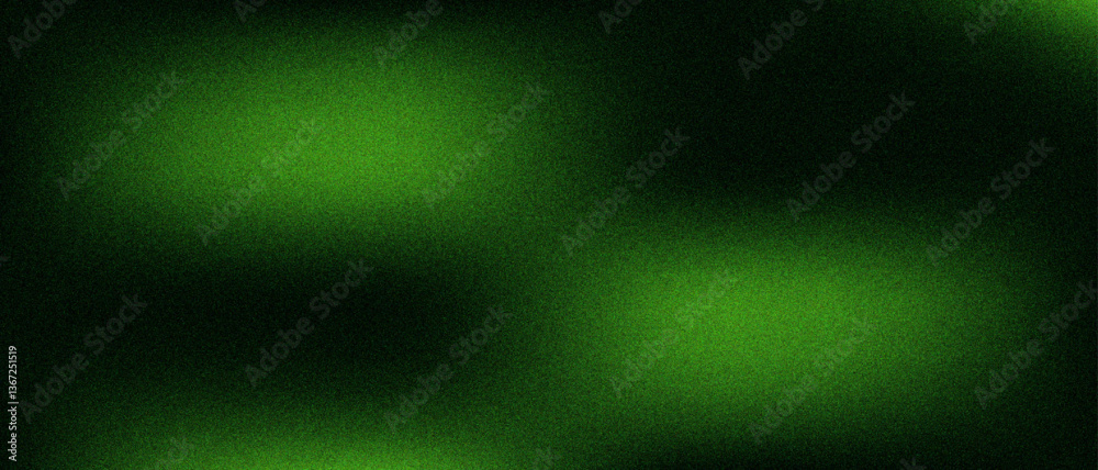 Poster abstract dark green, white blur texture. light green blurred shine template with rough, grain, noise