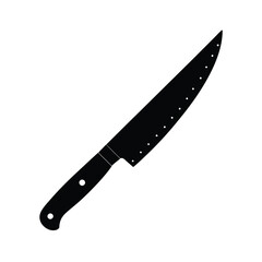 knife on a white background