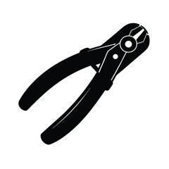 pliers on white background