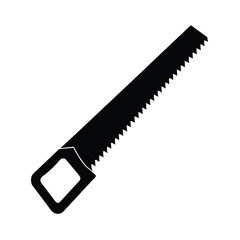 black plastic knife isolated