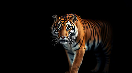 Fototapeta premium majestic tiger wallpaper, created by generative ai