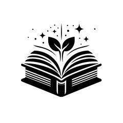 Knowledge Blooms: A Symbolic Logo of Growth, Learning, & Magic
