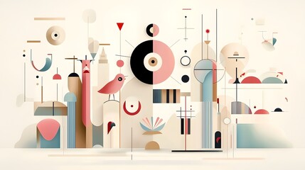 Captivating art deco inspired digital featuring a mesmerizing display of intricate patterns and rich deep jewel tones that create a visually stunning and sophisticated aesthetic