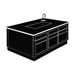 sketch of a modern kitchen