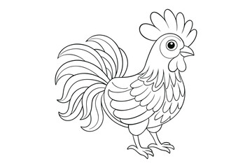 Chicken Coloring Book for Kids & Adults – Relaxing Farmyard Illustrations

