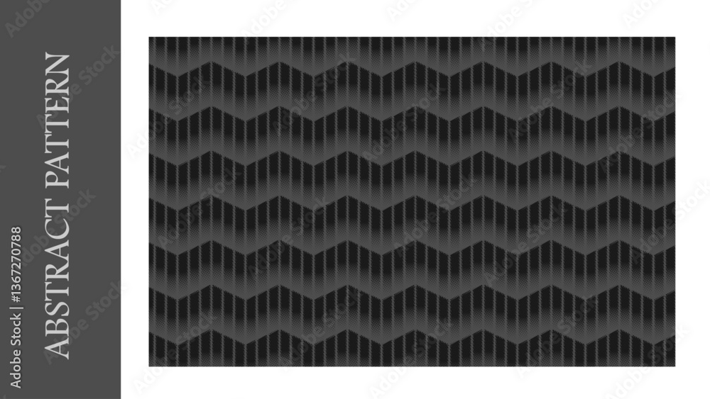 Fototapete Abstract line pattern, Abstract background horizontal zigzag pattern. template, design, graphic