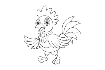 Chicken Coloring Book for Kids & Adults – Relaxing Farmyard Illustrations

