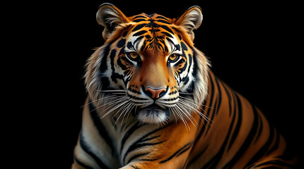 Fototapeta premium majestic tiger wallpaper, created by generative ai